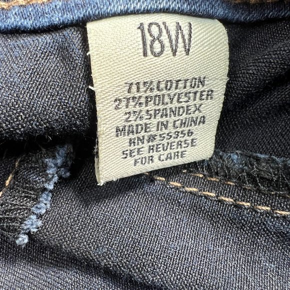 📌d. jeans 5 Pocket Skinny Plus Size Cotton Blend Jeans - Picture 15 of 16